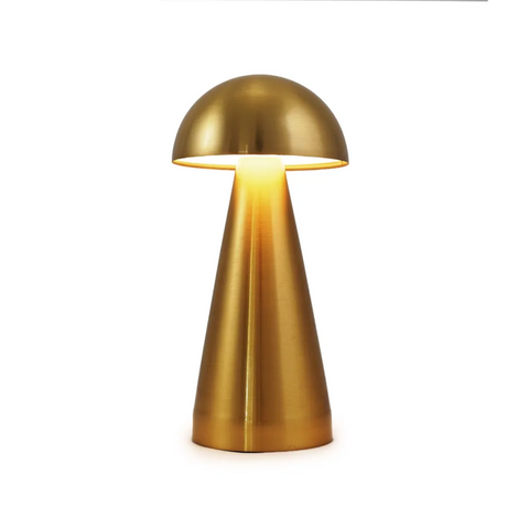 LUMINARIA DE MESA EM METAL DOURADO 3600mAh  C/1 UN