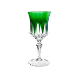 Taça Licor em Cristal Strauss Overlay  80ml Verde Escuro